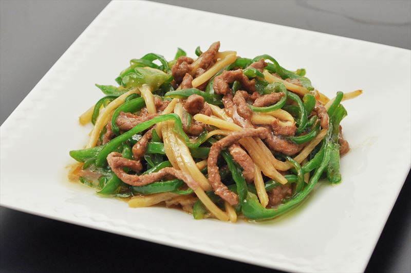 デリバリーイバラキ 豚肉とピーマンの細切り炒め 1 2人前